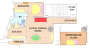 Florence Centre Accommodation: Map of Tafi Accommodation in Florence centre